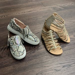 2 pairs girls shoes/ size 1 good condition /steve madden/ Harper Canyon